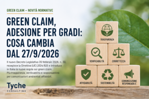 Consulenza aziendale sui green claims: sostenibilità, trasparenza, conformità normativa e contrasto al greenwashing.